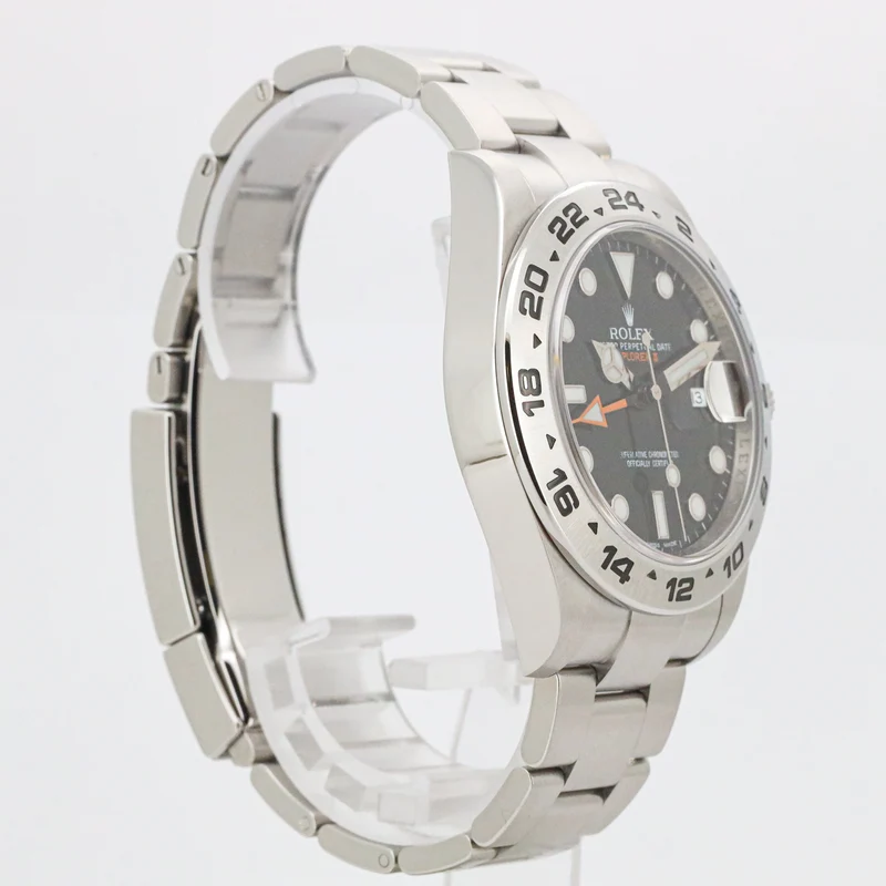 Rolex Explorer II 216570 42 Edelstahl Black Dial Full Set