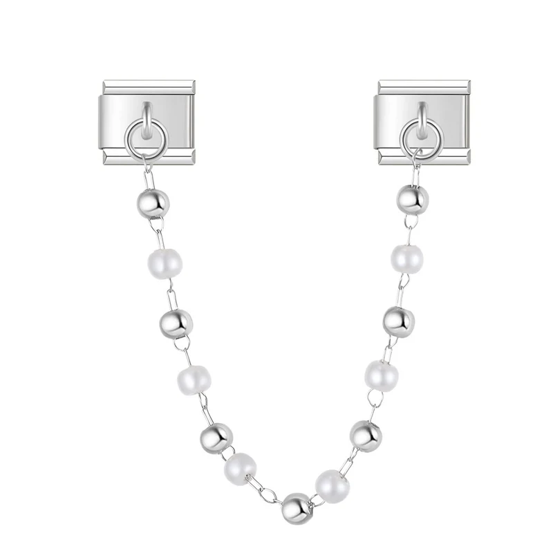 Perlen Charm-Kette 2.0 Silber