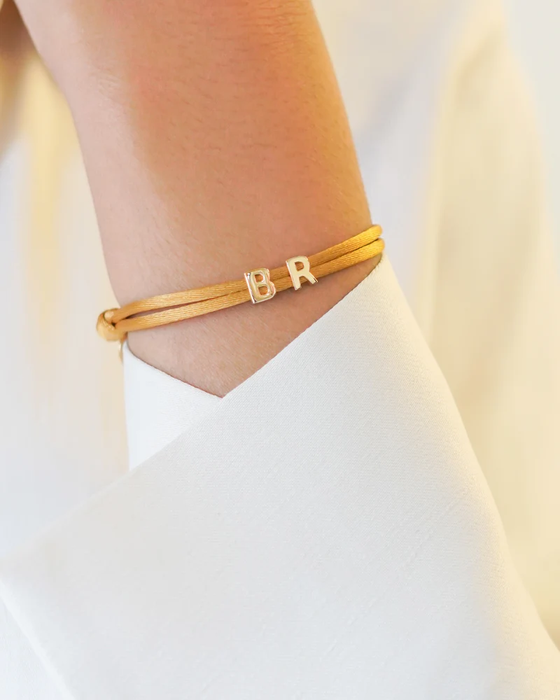 9k Letter Armband - Gepersonaliseerde Armband