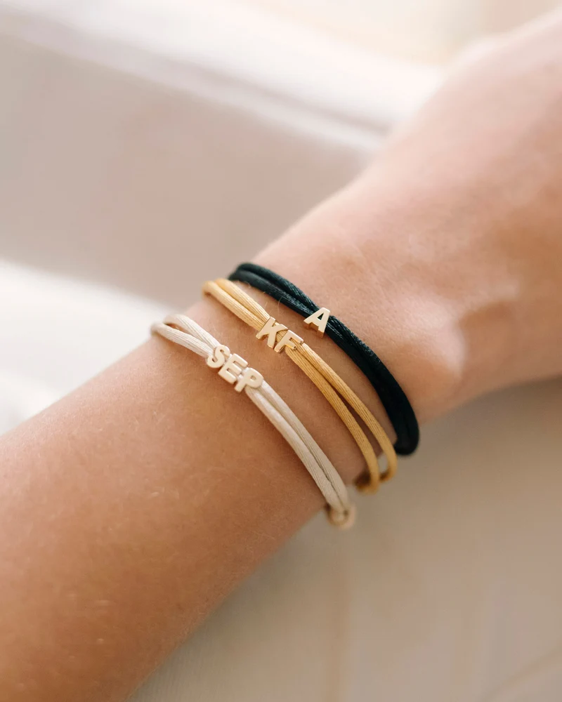 9k Letter Armband - Gepersonaliseerde Armband