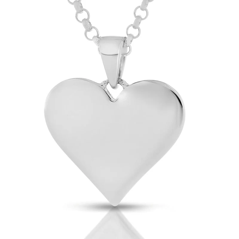 Herzkette 925 Silber Damen- Kinder- Schmuckset