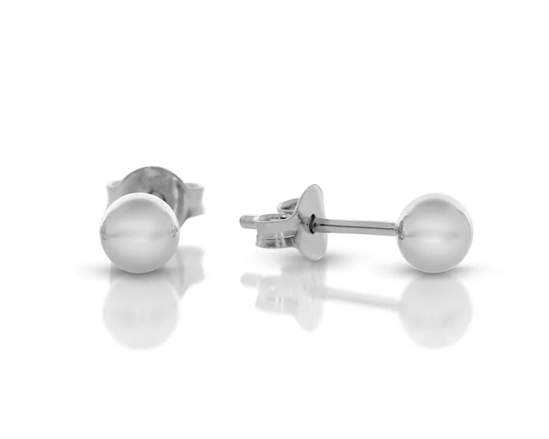 Kugel Ohrstecker 5 mm Ohrstecker 925 Silber