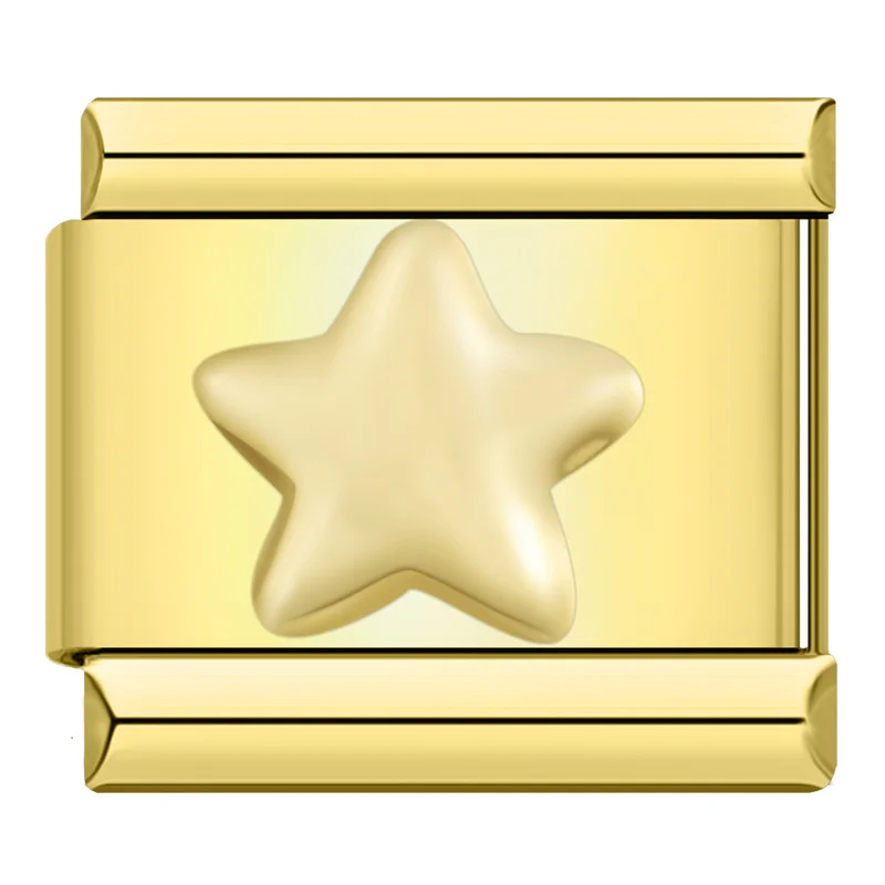 Goldener Stern auf gold