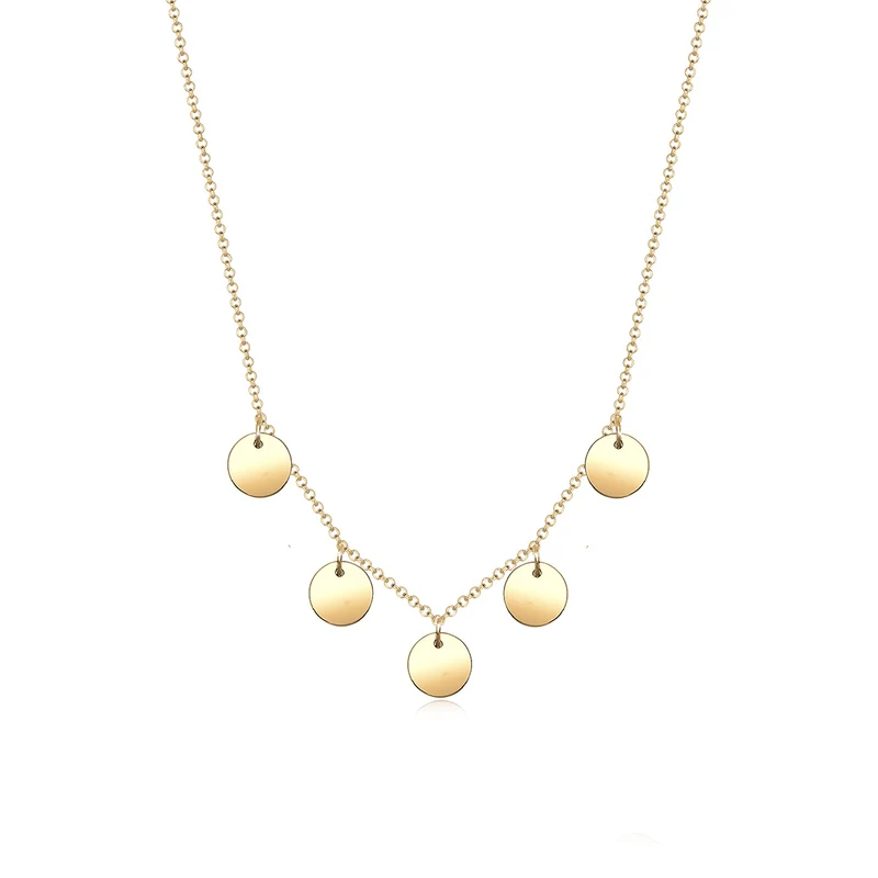 Discs Halskette & Armband Schmuck Set