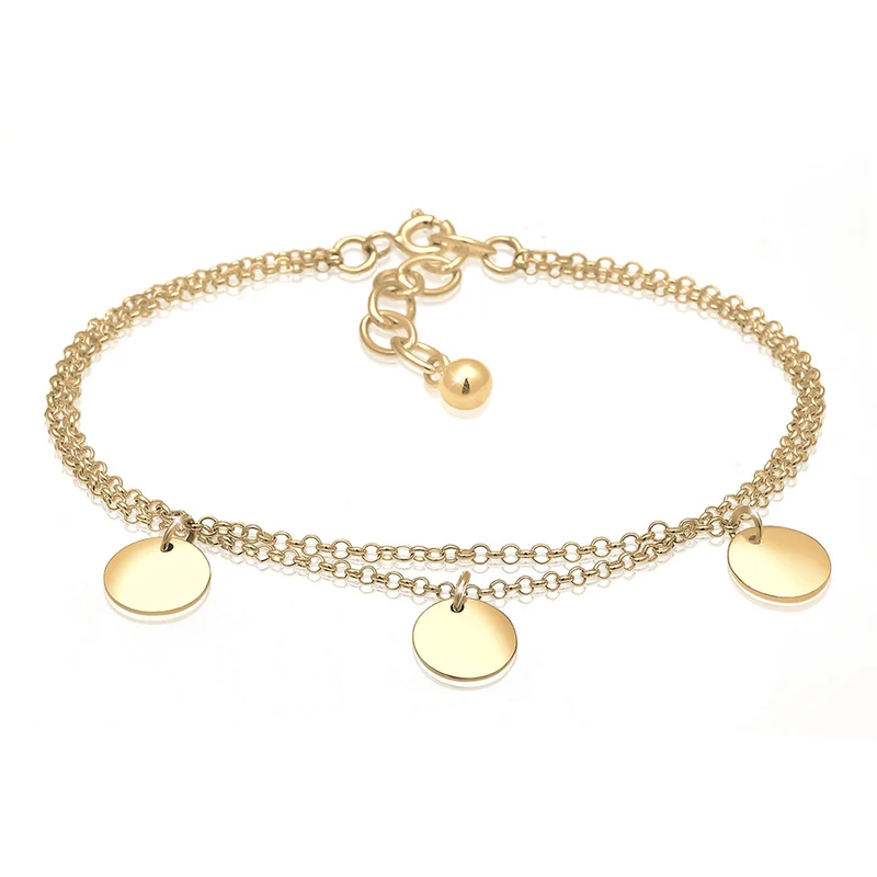 Discs Halskette & Armband Schmuck Set
