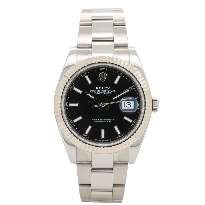 Rolex Datejust 41 Ref. 126334 Black Dial Oyster Edelstahl Full Set