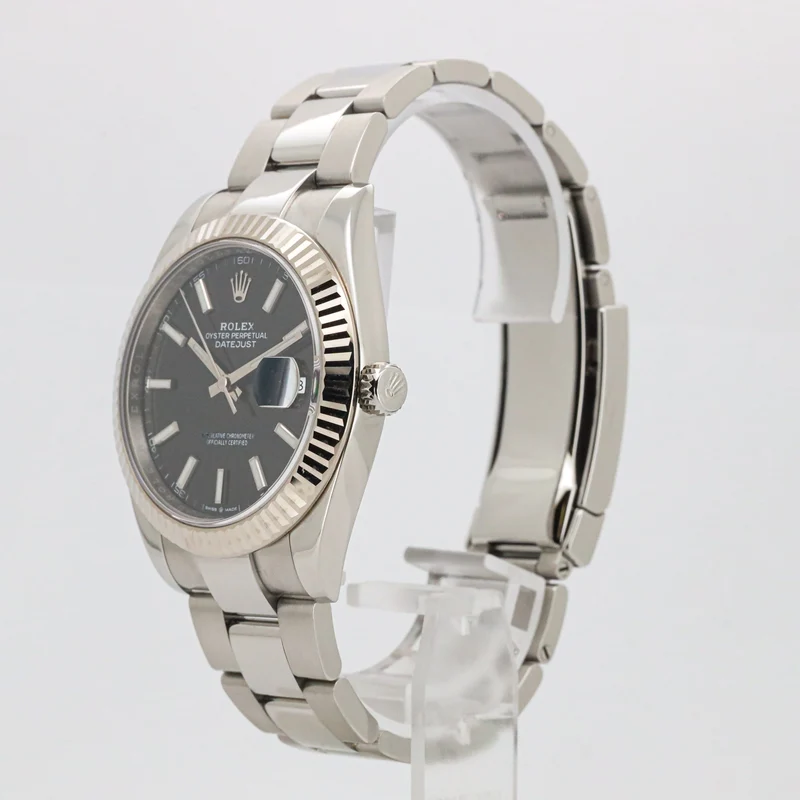 Rolex Datejust 41 Ref. 126334 Black Dial Oyster Edelstahl Full Set
