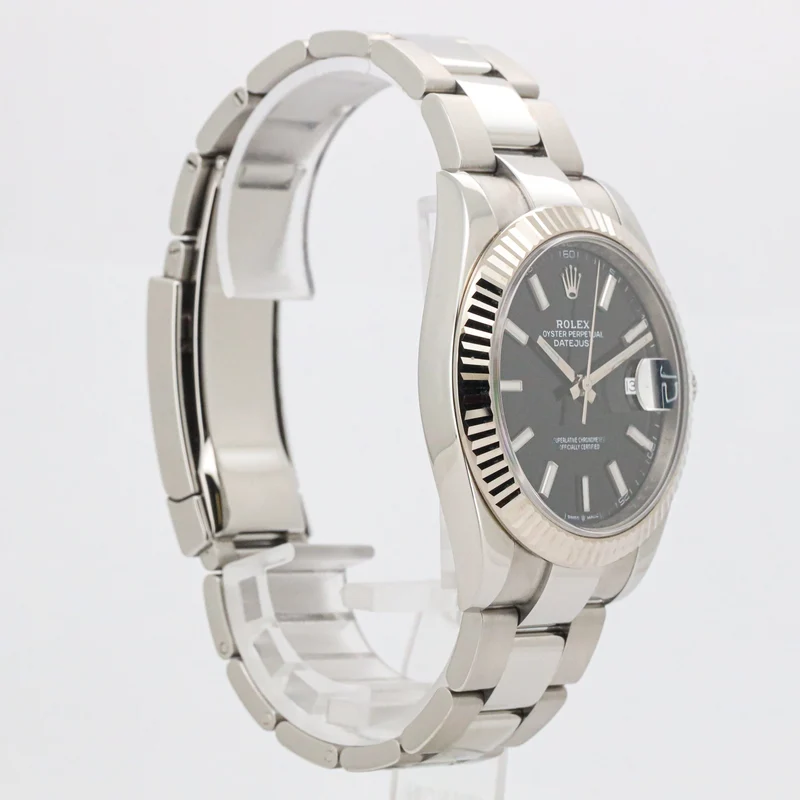 Rolex Datejust 41 Ref. 126334 Black Dial Oyster Edelstahl Full Set