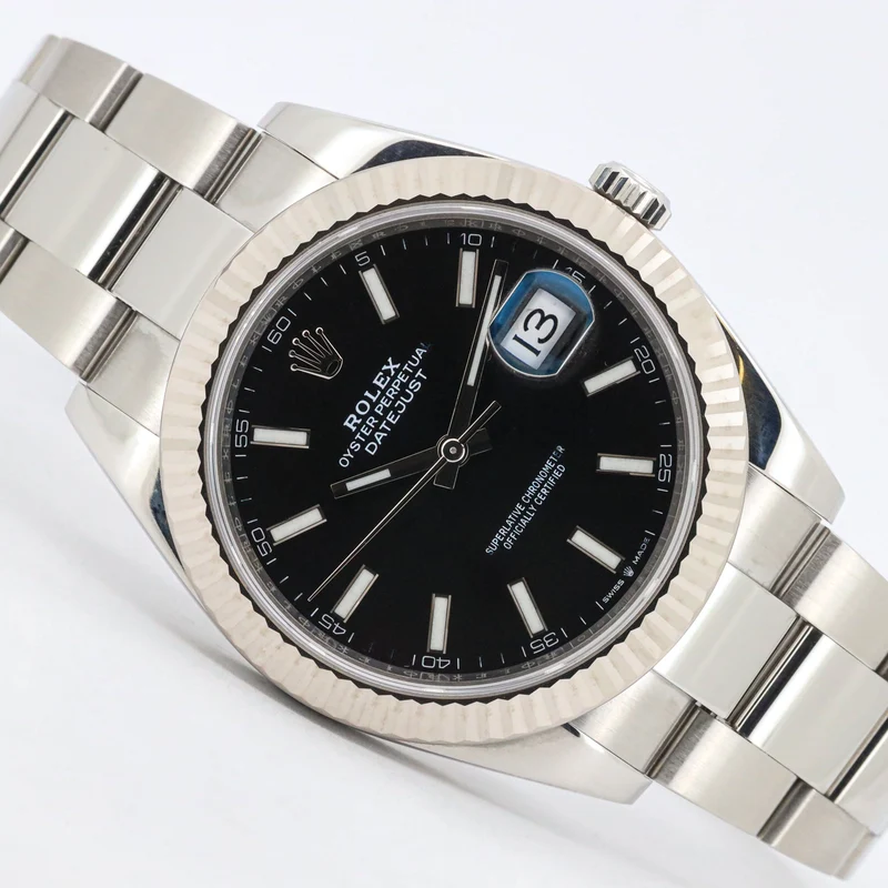 Rolex Datejust 41 Ref. 126334 Black Dial Oyster Edelstahl Full Set