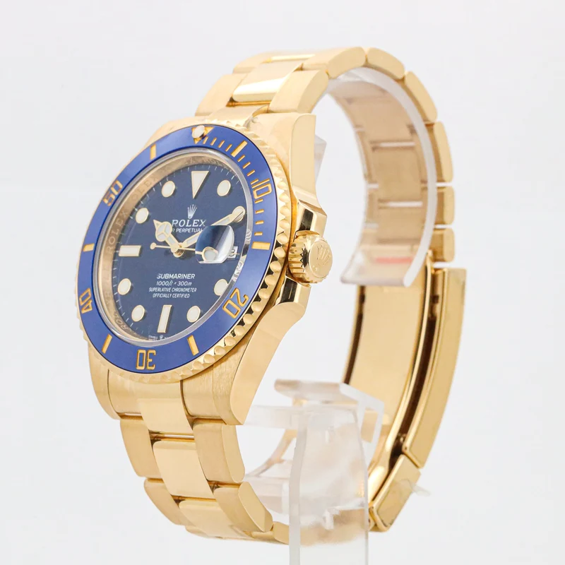 Rolex Submariner Date 41mm 126618LB 18K Gold Bluesy Full Set Full Link