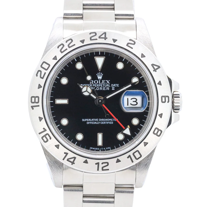 Rolex Explorer II 16570 Edelstahl Black Dial 1998