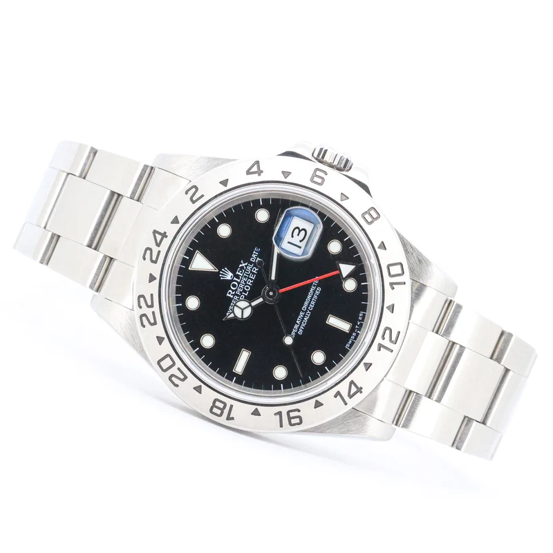 Rolex Explorer II 16570 Edelstahl Black Dial 1998