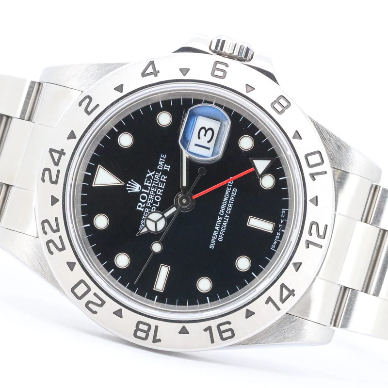 Rolex Explorer II 16570 Edelstahl Black Dial 1998