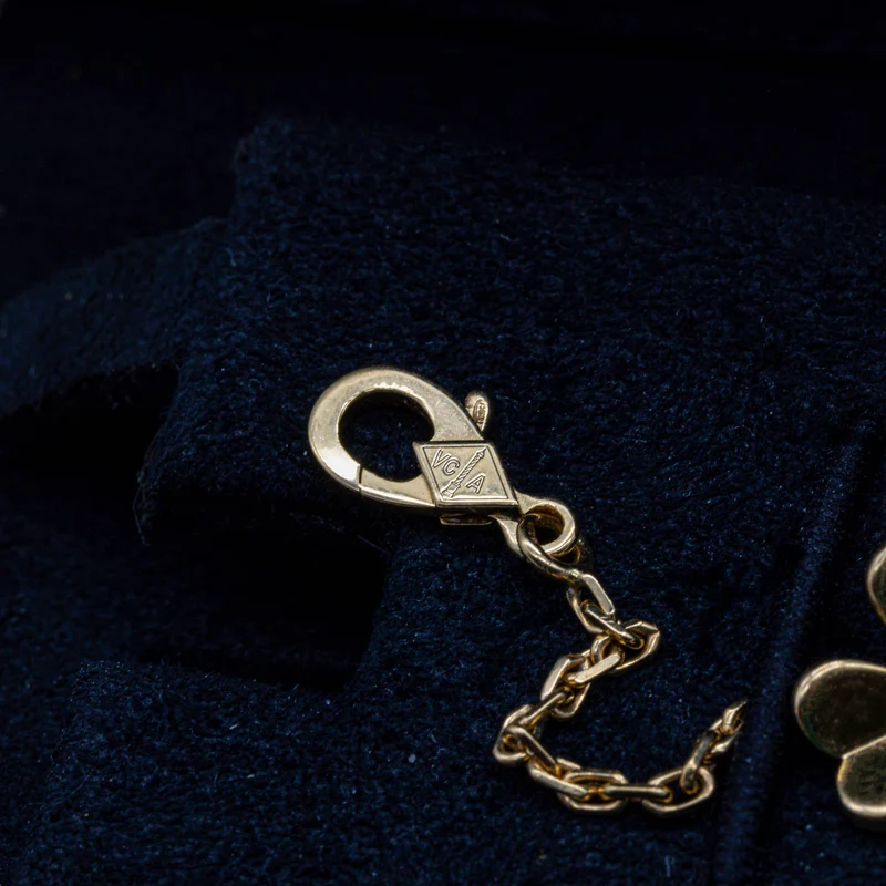 Van Cleef & Arpels Frivole Armband 5 Blüten 18K Gelbgold Diamanten