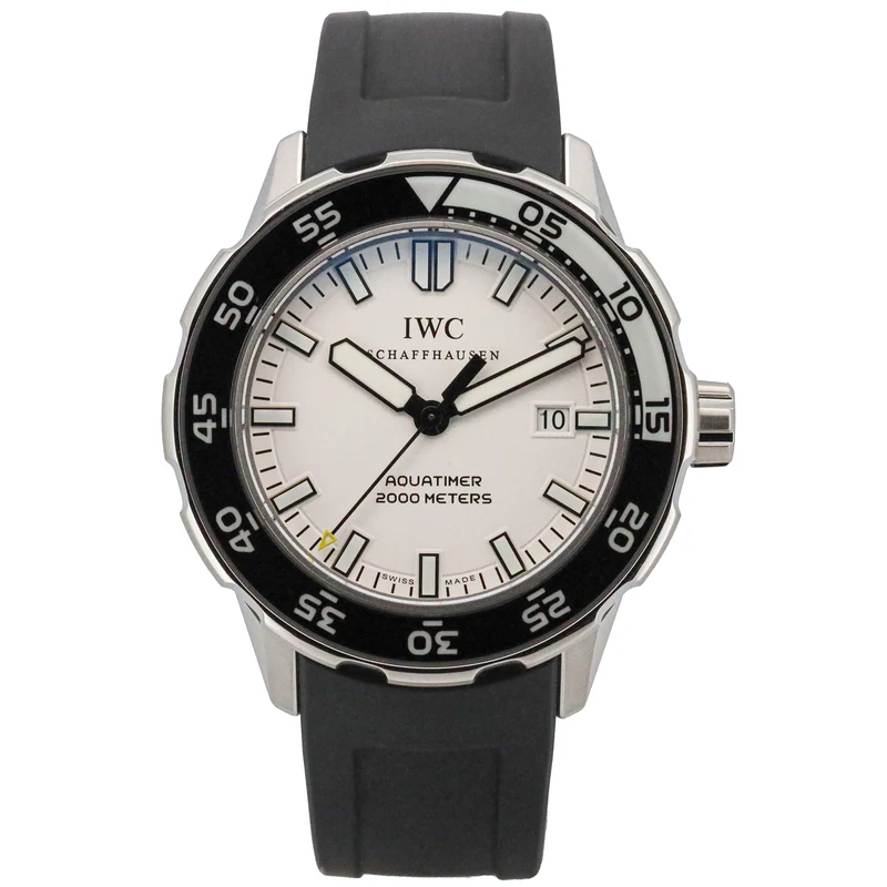 IWC Schaffhausen Apuatimer Automatic 2000 IW356806 White Dial Edelstahl/Krautschuk