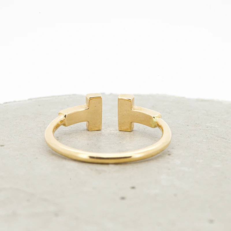 Tiffany & Co T Wire Ring mit Diamanten in 750/18k