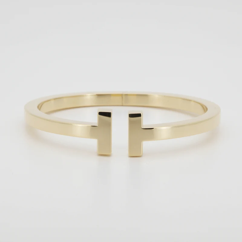 Tiffany & Co T Square Armreif 750/18k Gelbgold