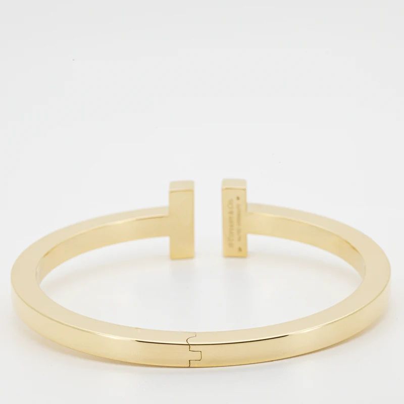 Tiffany & Co T Square Armreif 750/18k Gelbgold