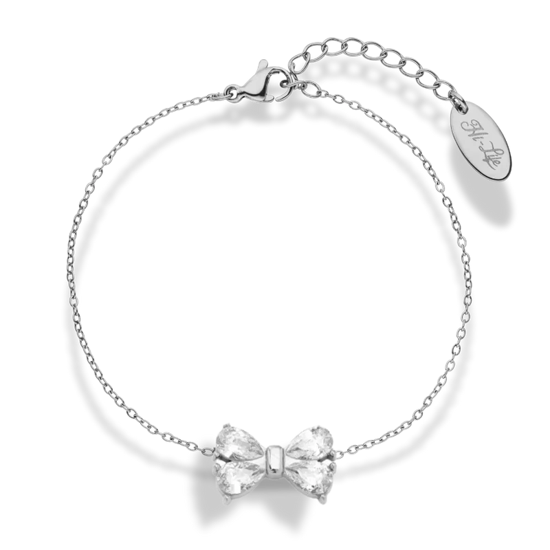 Teardrop Bow Armband 14K Vergoldet