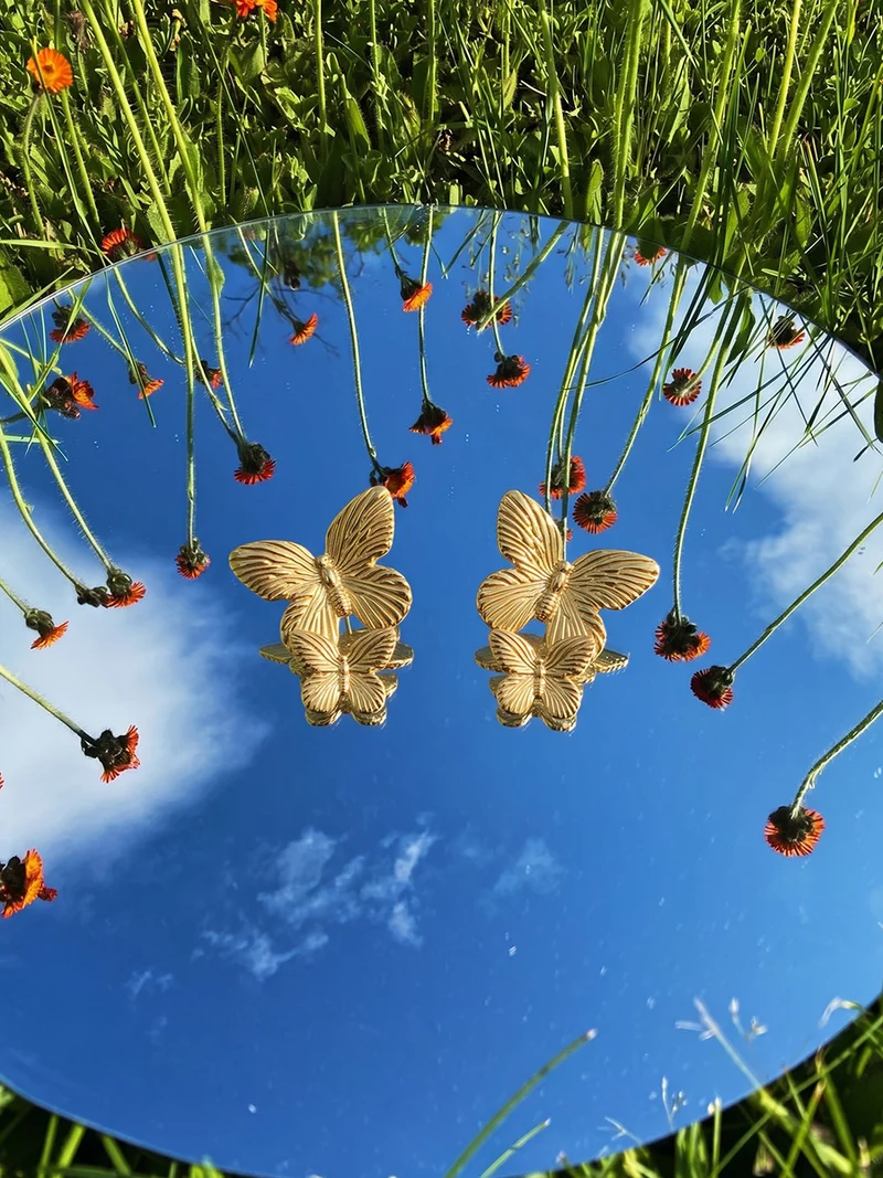 Twin Butterflies Ohrringe