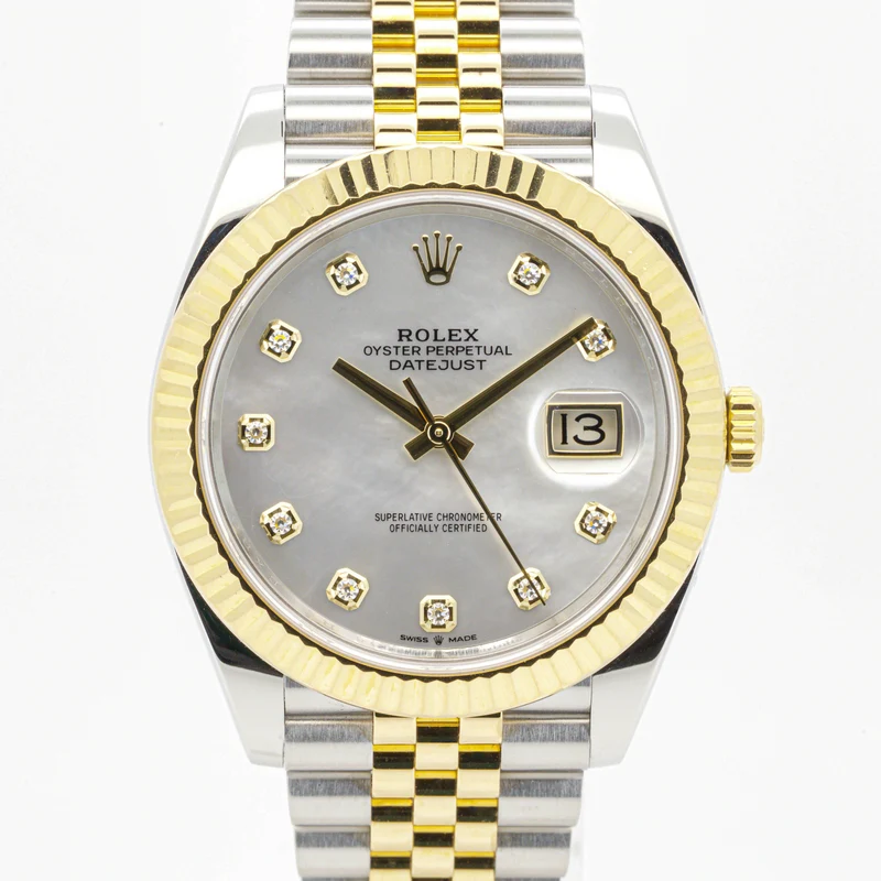 Rolex Datejust 41 126333 Mother of Pearl Dial Jubilee