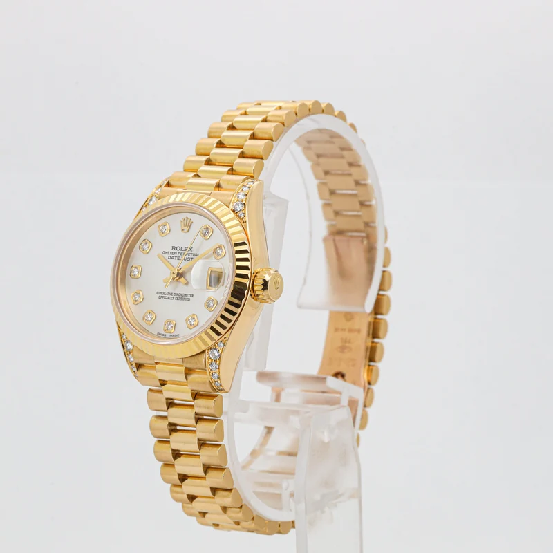 Rolex Lady Datejust 26mm 69238 18K Gold Mother of Pearl Diamond