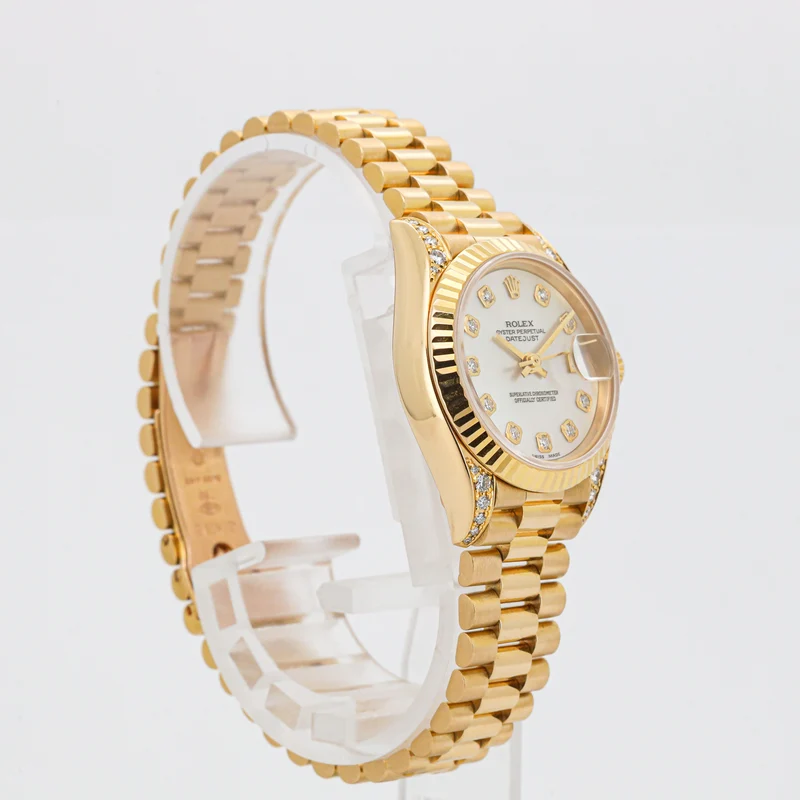 Rolex Lady Datejust 26mm 69238 18K Gold Mother of Pearl Diamond
