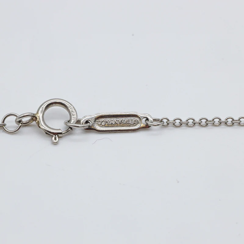 Tiffany & Co. Schlumberger Diamant Kreuz-Halskette Sixteen Stone Platin 750er Gelbgold