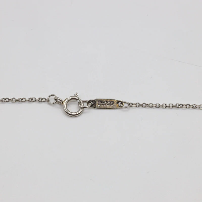 Tiffany & Co. Schlumberger Diamant Kreuz-Halskette Sixteen Stone Platin 750er Gelbgold