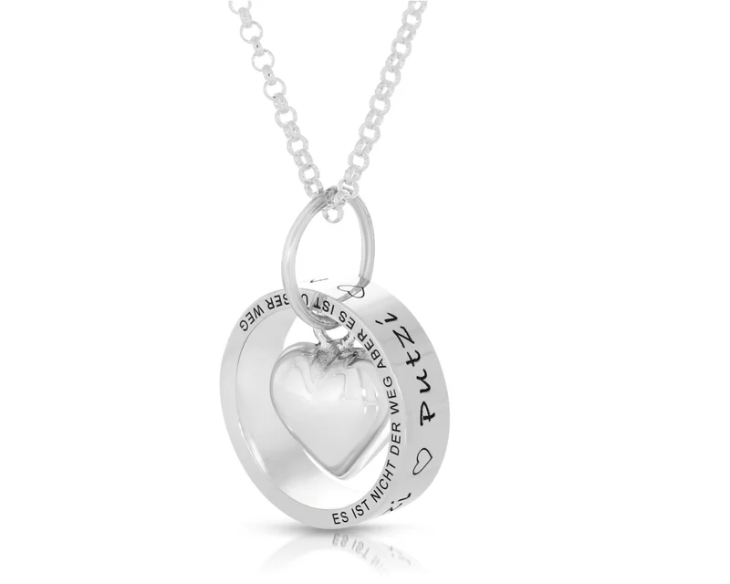 SILBERKETTE GRAVUR RING NAMENSKETTE 925 SILBER