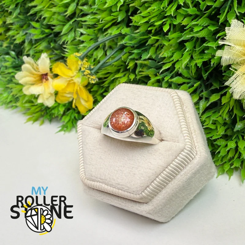 Sonnensteinring aus 925er Sterlingsilber – SNSR1162