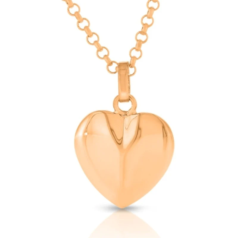 Kette Herz rosé vergoldet Geschenk Mama Herz Kette elegant