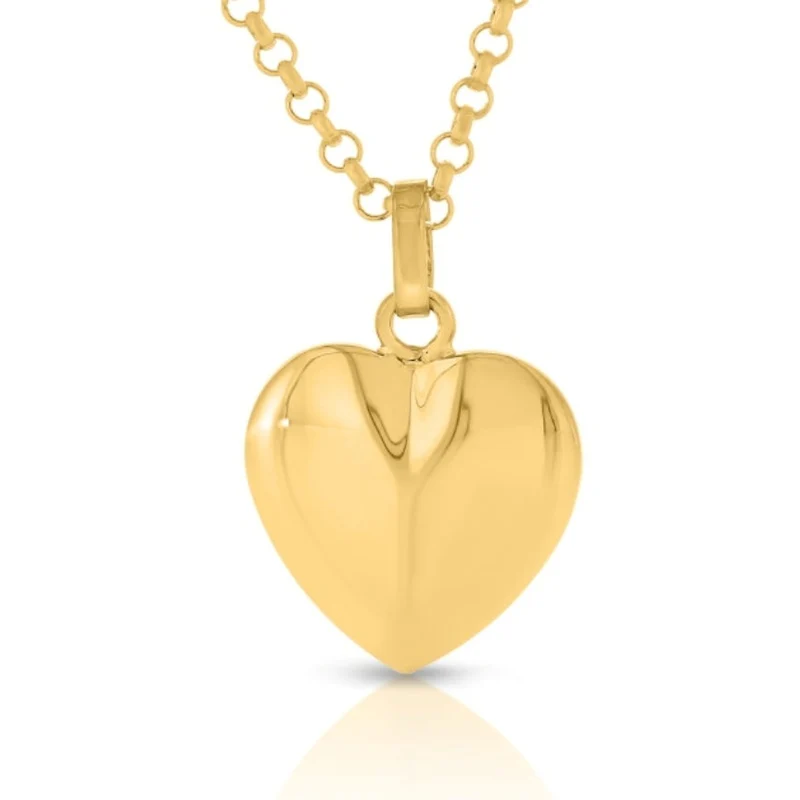 Herz Halskette Gold Kette mit Herzen Geschenk Mutter Oma
