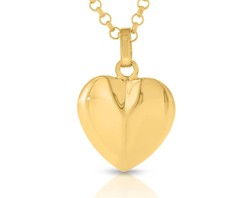 Herz Halskette Gold Kette mit Herzen Geschenk Mutter Oma