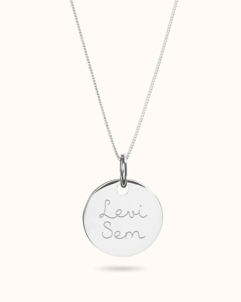 Coin Ketting - Zilver - Gepersonaliseerde Ketting