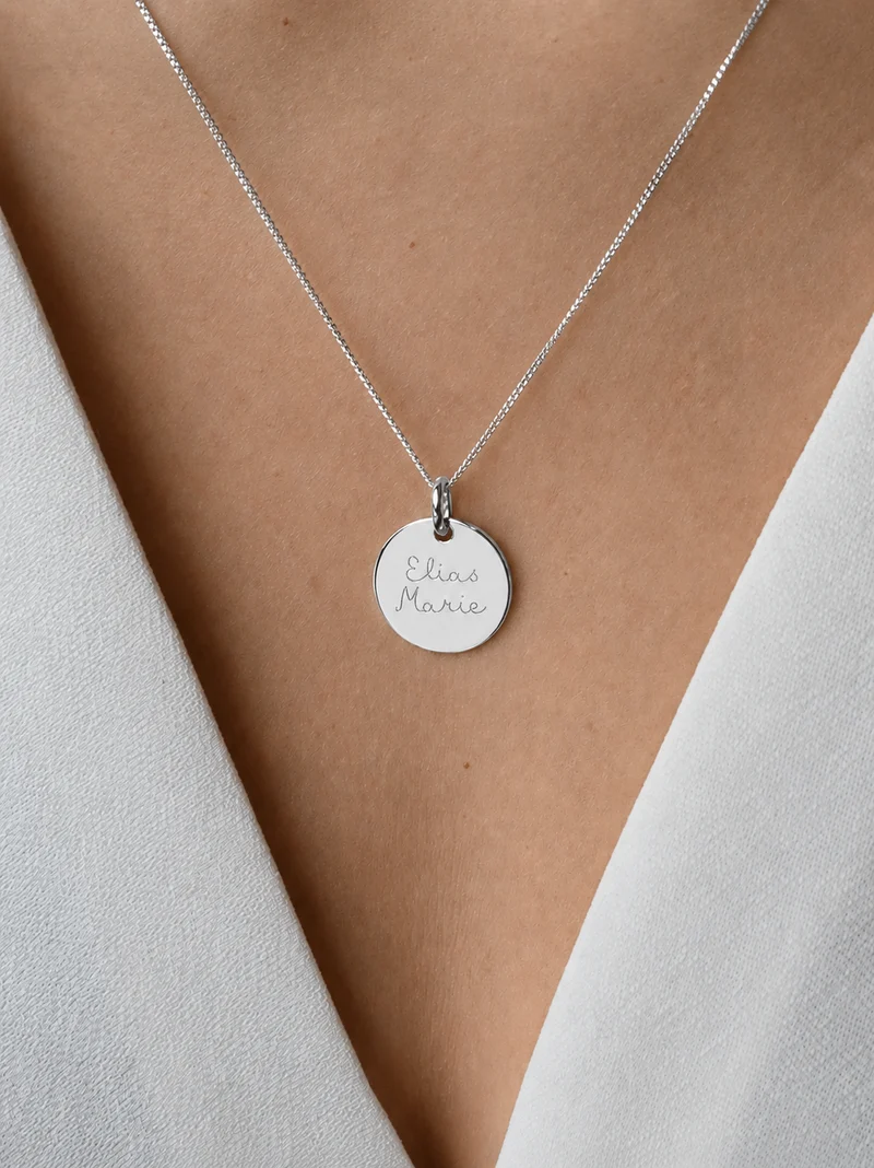 Coin Ketting - Zilver - Gepersonaliseerde Ketting