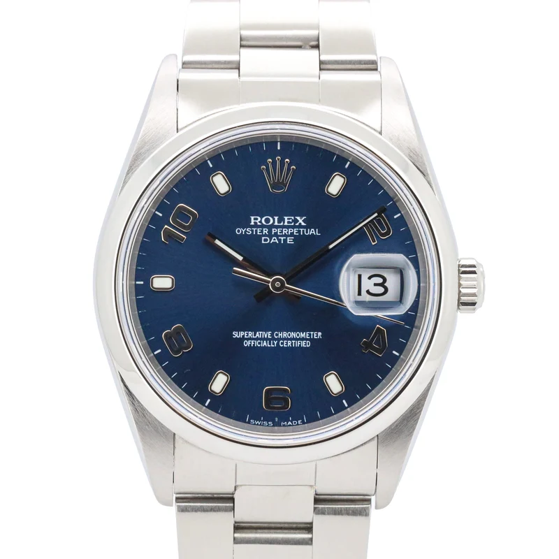 Rolex Oyster Perpetual Date 15200 34mm Edelstahl Automatik
