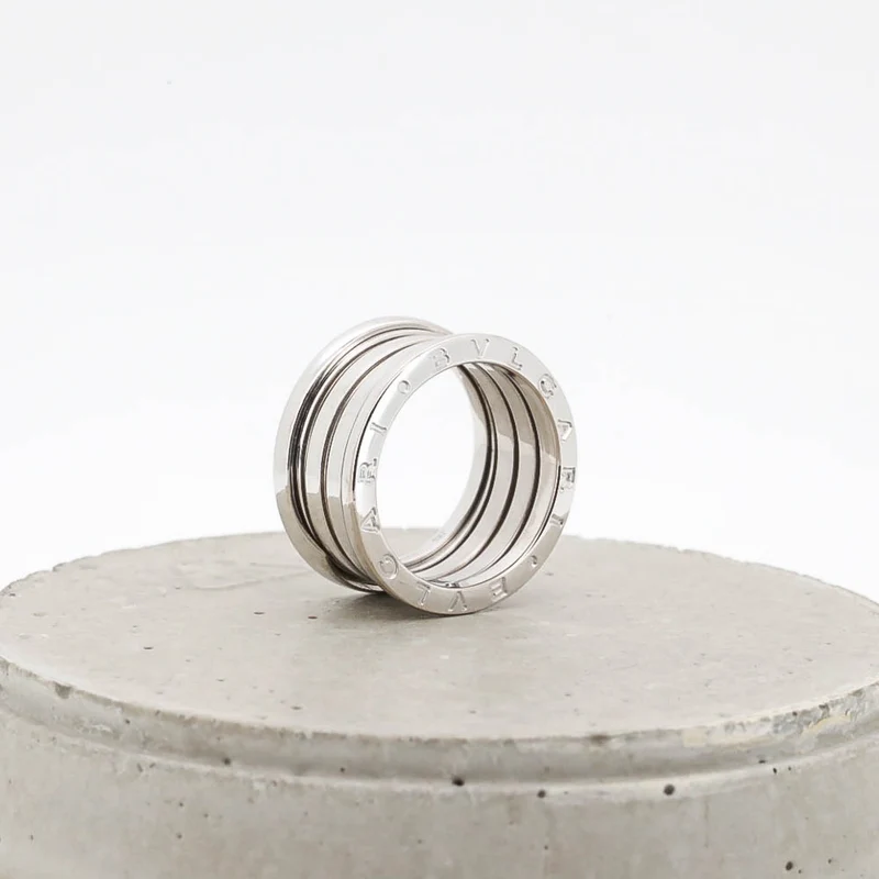 Bulgari B Zero 4 Band Ring Weißgold 750/18k 57