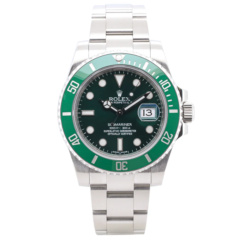 Rolex Submariner Date 40 116610LV Hulk Edelstahl Automatik