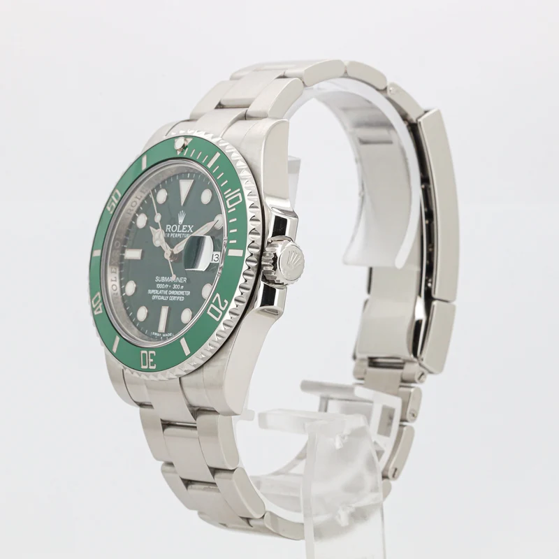 Rolex Submariner Date 40 116610LV Hulk Edelstahl Automatik