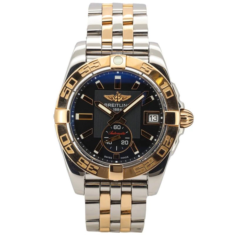 Breitling Galactic 36 C3733012 Stahl/Gold 18K Black Dial LC100