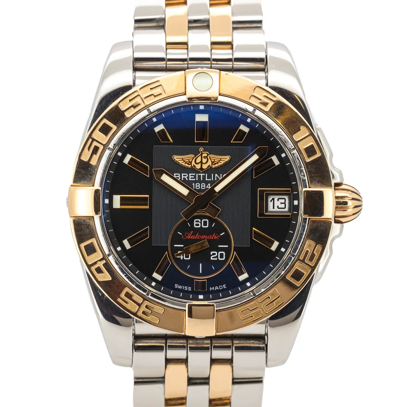 Breitling Galactic 36 C3733012 Stahl/Gold 18K Black Dial LC100