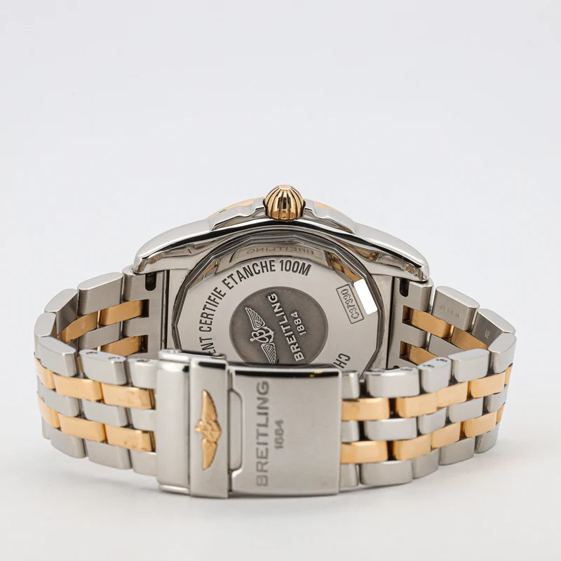 Breitling Galactic 36 C3733012 Stahl/Gold 18K Black Dial LC100