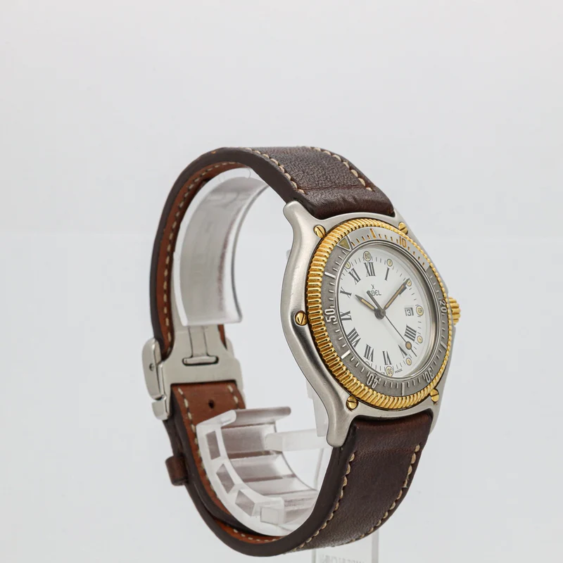 Ebel Discovery 183913 Stahl-Gold 38mm Lederband