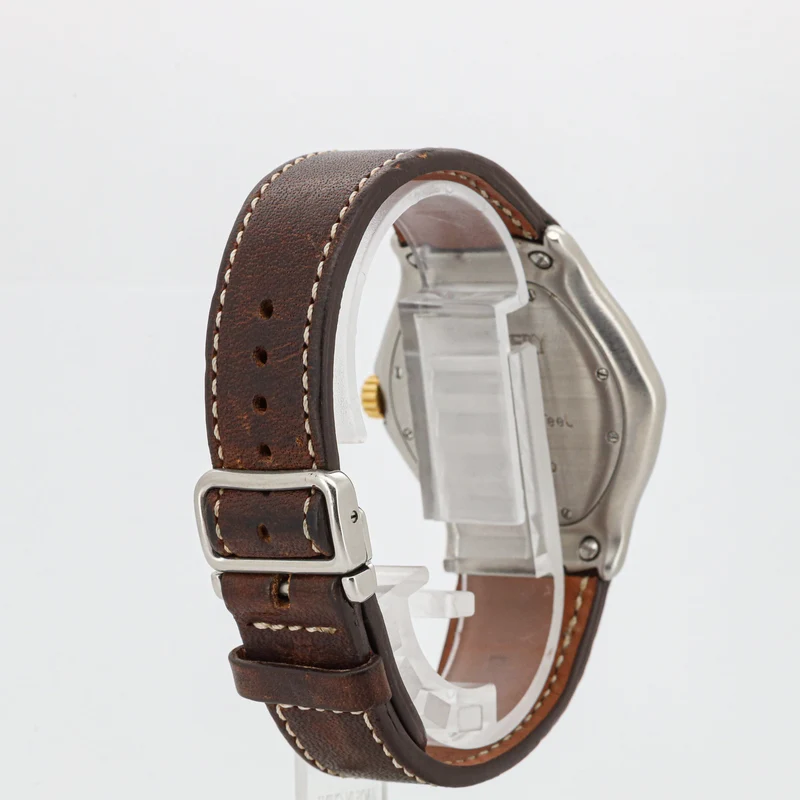 Ebel Discovery 183913 Stahl-Gold 38mm Lederband