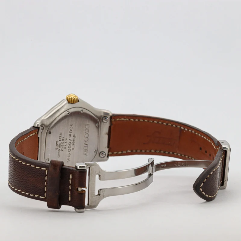 Ebel Discovery 183913 Stahl-Gold 38mm Lederband
