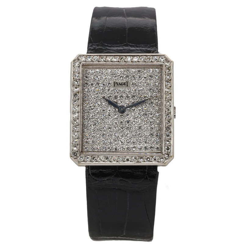 Piaget Protocole 91545 Diamond Paue Dial Whitegold 750