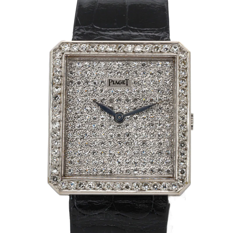 Piaget Protocole 91545 Diamond Paue Dial Whitegold 750