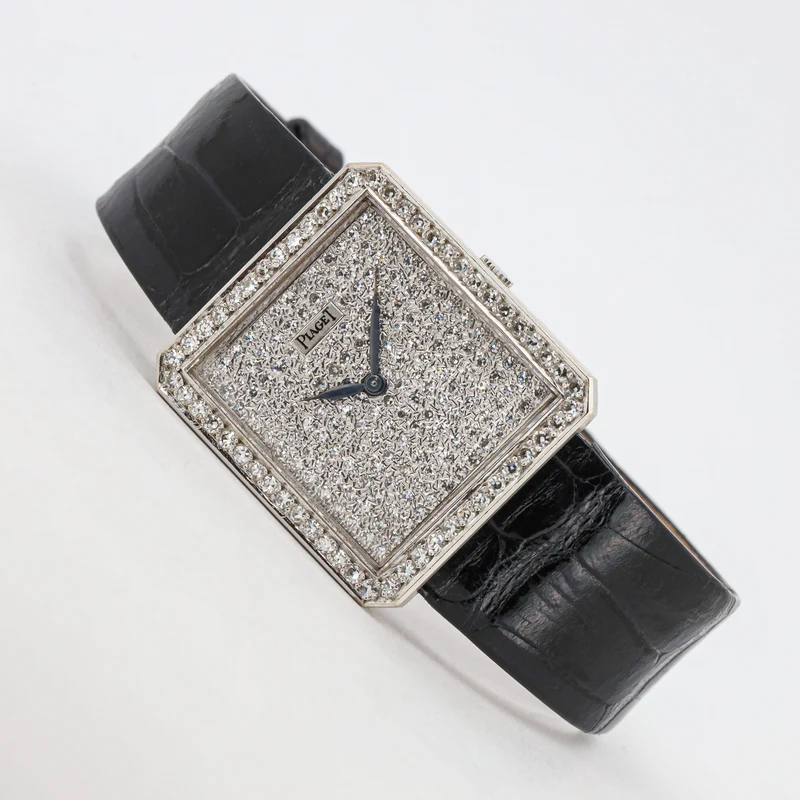 Piaget Protocole 91545 Diamond Paue Dial Whitegold 750