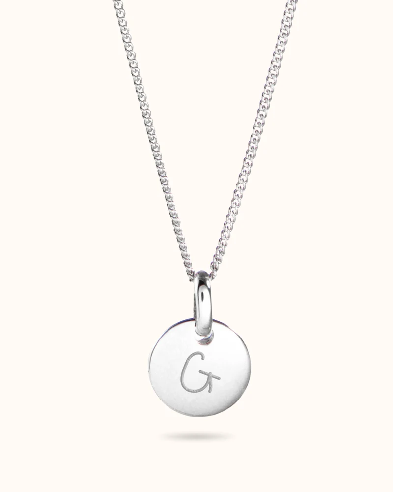 Mini Coin Ketting - Zilver - Gepersonaliseerde Ketting
